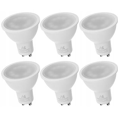 Maclean MCE435 NW GU10 LED Leuchtmittel 6er-Pack 120° 5W 400lm Neutralweiß 4000K Strahlwinkel 220-240V, 50/60Hz (6x Stück 5W 400lm, Neutralweiß) Maclean MCE435 NW GU10 LED Leuchtmittel 6er-Pack 120° 5W 400lm Neutralweiß 4000K Strahlwinkel 220-240V, 50/60Hz (6x Stück 5W 400lm, Neutralweiß)
