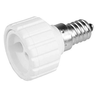 PerfectHD Lampensockel Adapter E14 auf GU10 Lampenfassung Konverter Fassung Sockel Stecker Glühbirne Lampe LED PerfectHD Lampensockel Adapter E14 auf GU10 Lampenfassung Konverter Fassung Sockel Stecker Glühbirne Lampe LED