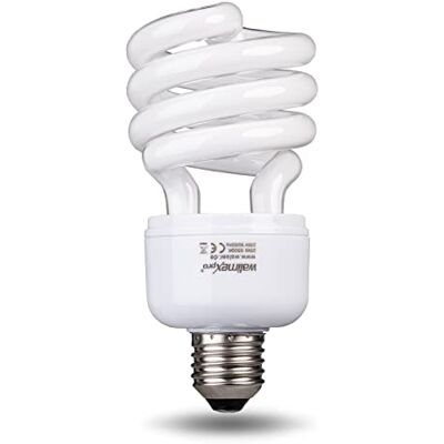 Walimex pro Spiral-Tageslichtlampe 25 W Daylight Spirallampe Fotolampe Energiesparlampe, E27 Fassung, 5500K Tageslicht, 25 W entspricht 150 W Glühbirne, für Softbox und Reflektor, Weiß Walimex pro Spiral-Tageslichtlampe 25 W Daylight Spirallampe Fotolampe Energiesparlampe, E27 Fassung, 5500K Tageslicht, 25 W entspricht 150 W Glühbirne, für Softbox und Reflektor, Weiß