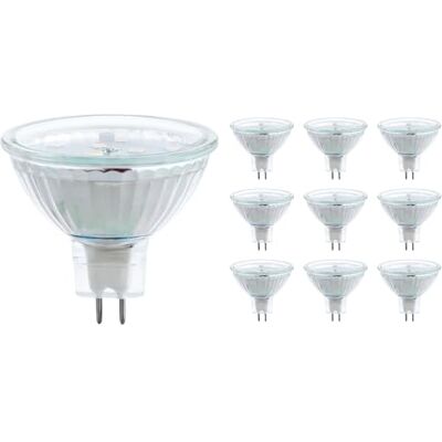 SEBSON GU5.3 / MR16 LED Lampe 12V warmweiß 3,5W, ersetzt 30W 10er Set GU5.3 LED 12V DC Leuchtmittel 50mm Durchmesser für Einbaustrahler, 30W Glühbirnen Ersatz, 280lm Deckenstrahler 110° SEBSON GU5.3 / MR16 LED Lampe 12V warmweiß 3,5W, ersetzt 30W 10er Set GU5.3 LED 12V DC Leuchtmittel 50mm Durchmesser für Einbaustrahler, 30W Glühbirnen Ersatz, 280lm Deckenstrahler 110°