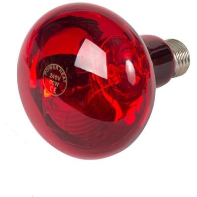 Olba Infrarotlampe 60 Watt Rot E27 Wärmelampe Olba Infrarotlampe 60 Watt Rot E27 Wärmelampe