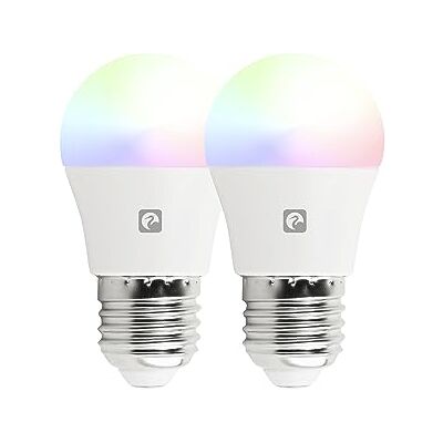 Garza Smart 2 Pack Wifi Smart LED Birne G45 E27 5W (40W Äquivalent) RGB+CCT, dimmbar, programmierbar, Sprach- und App-Steuerung (Alexa/Google Home), Wifi 2.4 GHz Garza Smart 2 Pack Wifi Smart LED Birne G45 E27 5W (40W Äquivalent) RGB+CCT, dimmbar, programmierbar, Sprach- und App-Steuerung (Alexa/Google Home), Wifi 2.4 GHz
