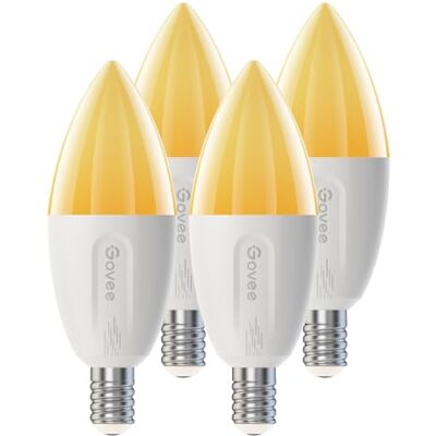 Govee Glühbirne E14, Gewindehöhe 20mm, 4 Stück Govee Glühbirne E14, Gewindehöhe 20mm, 4 Stück