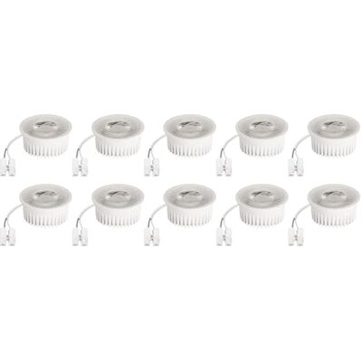 McShine LED-Modul MCOB 10er-Set 5W Beleuchtung 400 Lumen, 230V, Ø50x23mm, Licht warmweiß 3000K, dimmbar, Ersatz für GU10/MR16, geringe Einbautiefe, Kunststoffgehäuse, IP20 McShine LED-Modul MCOB 10er-Set 5W Beleuchtung 400 Lumen, 230V, Ø50x23mm, Licht warmweiß 3000K, dimmbar, Ersatz für GU10/MR16, geringe Einbautiefe, Kunststoffgehäuse, IP20