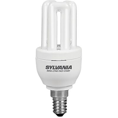 SYLVANIA Energiesparlampe 8W/827 E14 Mini Lynx L=98mm Ø=37Mm 2-Rohr SYLVANIA Energiesparlampe 8W/827 E14 Mini Lynx L=98mm Ø=37Mm 2-Rohr