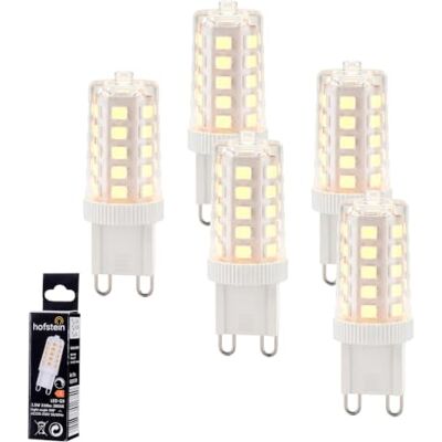 HOFSTEIN LED G9 5er Set 3,5 Watt 3000 Kelvin 330 Lumen HOFSTEIN LED G9 5er Set 3,5 Watt 3000 Kelvin 330 Lumen