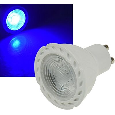 ChiliTec LED Strahler BLAU für Deko Leuchten Lampe GU10 Sockel 5Watt I 38° Leuchtwinkel intensives Blauer Licht ChiliTec LED Strahler BLAU für Deko Leuchten Lampe GU10 Sockel 5Watt I 38° Leuchtwinkel intensives Blauer Licht