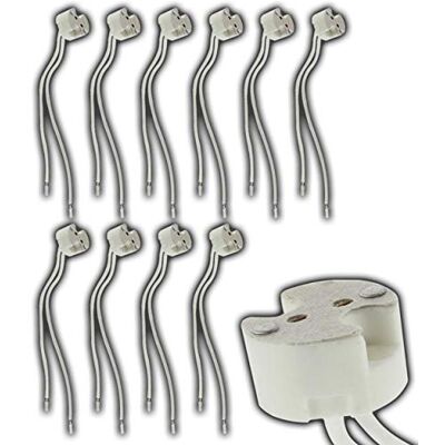Packard Bell G4 GU4 GU5.3 LED & Halogen Fassung/Sockel für Niedervolt Lampen 12V/24V (GU4 / GU5.3. Sockel weiß, 10 Stück) Packard Bell G4 GU4 GU5.3 LED & Halogen Fassung/Sockel für Niedervolt Lampen 12V/24V (GU4 / GU5.3. Sockel weiß, 10 Stück)