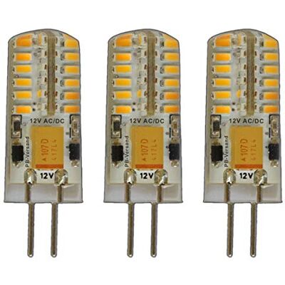 Packard Bell G4 LED 3 Watt Warmweiß Dimmbar 12V AC/DC Wechselspannung mit 48x 3014 SMDs (Epistar) 220 Lumen ~ 15W 360° Stiftsockel Leuchtmittel Lampensockel Spot Halogenersatz Halogen Lampe Packard Bell G4 LED 3 Watt Warmweiß Dimmbar 12V AC/DC Wechselspannung mit 48x 3014 SMDs (Epistar) 220 Lumen ~ 15W 360° Stiftsockel Leuchtmittel Lampensockel Spot Halogenersatz Halogen Lampe