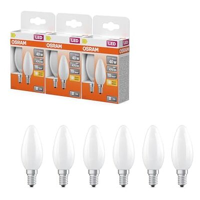 Osram LED-Lampe Star Kerzenform B40 Filament 3,4W Matt E14 Osram LED-Lampe Star Kerzenform B40 Filament 3,4W Matt E14