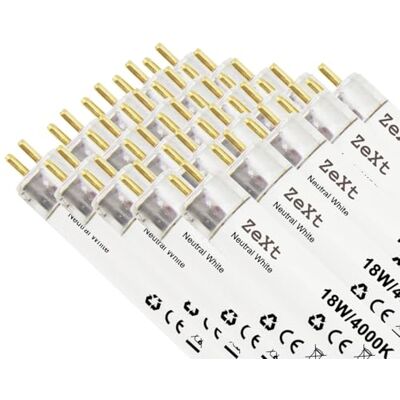 ZeXt 25x Leuchtstofflampe Leuchtstoffröhre 18W 840 4000K Neutral Neonlampe 60cm T8 ZeXt 25x Leuchtstofflampe Leuchtstoffröhre 18W 840 4000K Neutral Neonlampe 60cm T8