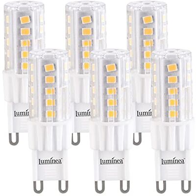 Luminea Leuchtmittel G9: 6er-Set LED-Stiftsockellampe G9 4,5W (ersetzt 30W) 480lm warmweiß 360° (LED Stift, Lampen, Birne) Luminea Leuchtmittel G9: 6er-Set LED-Stiftsockellampe G9 4,5W (ersetzt 30W) 480lm warmweiß 360° (LED Stift, Lampen, Birne)