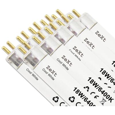 ZeXt 10x Leuchtstofflampe Leuchtstoffröhre 18W 864 6400K Tageslicht Neonlampe 60cm T8 ZeXt 10x Leuchtstofflampe Leuchtstoffröhre 18W 864 6400K Tageslicht Neonlampe 60cm T8