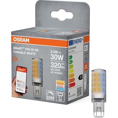 Osram SMART+WIFI LED-Lampe mit Stecksockel, 3,5W, 320lm Osram SMART+WIFI LED-Lampe mit Stecksockel, 3,5W, 320lm