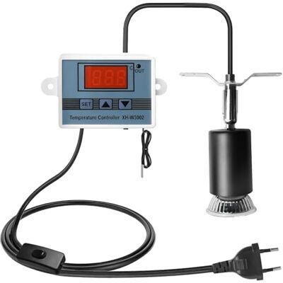 Behogan Keramik Wärmelampe Fassung, Heiz Lampenfassung für Reptilien, E27 Lampenfassung mit Schalter, Intelligente Temperaturregelung Terrarium Lampe Fassung 360° Drehbar, Dimmbar, Schildkröte UV Lampe Behogan Keramik Wärmelampe Fassung, Heiz Lampenfassung für Reptilien, E27 Lampenfassung mit Schalter, Intelligente Temperaturregelung Terrarium Lampe Fassung 360° Drehbar, Dimmbar, Schildkröte UV Lampe