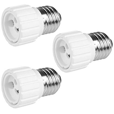 PerfectHD 3x Lampensockel Adapter E27 auf GU10 Lampenfassung Konverter Fassung Sockel Stecker Glühbirne Lampe LED 3 Stück PerfectHD 3x Lampensockel Adapter E27 auf GU10 Lampenfassung Konverter Fassung Sockel Stecker Glühbirne Lampe LED 3 Stück