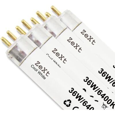 ZeXt 4x Leuchtstofflampe Leuchtstoffröhre 36W 864 6400K Tageslicht Neonlampe 120cm T8 ZeXt 4x Leuchtstofflampe Leuchtstoffröhre 36W 864 6400K Tageslicht Neonlampe 120cm T8
