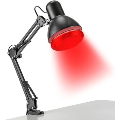 YUYUZI Infrarotlampe 150W mit Stativ Rotlichtlampe für Wärmetherapie & Schmerzlinderung 360° Verstellbare Infrarot Wärmelampe mit E27 Fassung Ideal für Zuhause, Massage & Physiotherapie YUYUZI Infrarotlampe 150W mit Stativ Rotlichtlampe für Wärmetherapie & Schmerzlinderung 360° Verstellbare Infrarot Wärmelampe mit E27 Fassung Ideal für Zuhause, Massage & Physiotherapie