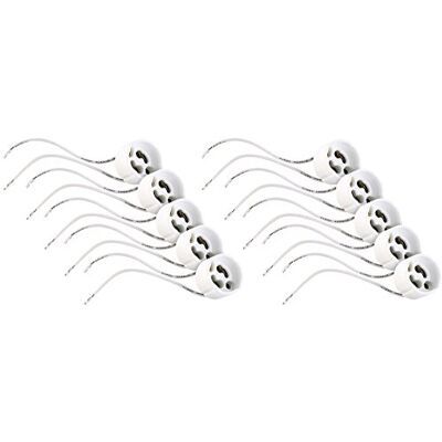 Lunartec Lampenfassung GU10: GU10 Fassung für LED und Halogen, 10er-Pack (GU 10 Sockel, G10 Fassung, Spot) Lunartec Lampenfassung GU10: GU10 Fassung für LED und Halogen, 10er-Pack (GU 10 Sockel, G10 Fassung, Spot)