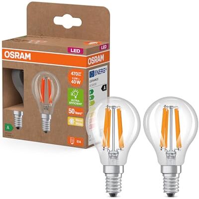 Osram Mini-Globus LED Lampe - 2,2 W 470 lm Warmweiß - LED-Lampe Osram Mini-Globus LED Lampe - 2,2 W 470 lm Warmweiß - LED-Lampe