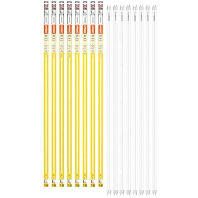 Osram LED TUBE T8 38 EM 1050 mm, lineare LED-Röhre, 11,6W, 1260lm, 3000K, warmweißes Licht, LED-Ersatz für T8-Leuchtstoffröhren mit G13-Sockel, lange Lebensdauer, geringer Energieverbrauch,8-Pack Osram LED TUBE T8 38 EM 1050 mm, lineare LED-Röhre, 11,6W, 1260lm, 3000K, warmweißes Licht, LED-Ersatz für T8-Leuchtstoffröhren mit G13-Sockel, lange Lebensdauer, geringer Energieverbrauch,8-Pack