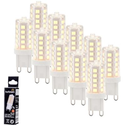 HOFSTEIN LED G9 10er Set 3,5 Watt 3000 Kelvin 330 Lumen HOFSTEIN LED G9 10er Set 3,5 Watt 3000 Kelvin 330 Lumen