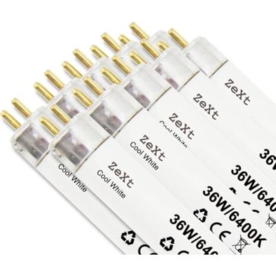 ZeXt 10x Leuchtstofflampe Leuchtstoffröhre 36W 864 6400K Tageslicht Neonlampe 120cm T8 ZeXt 10x Leuchtstofflampe Leuchtstoffröhre 36W 864 6400K Tageslicht Neonlampe 120cm T8