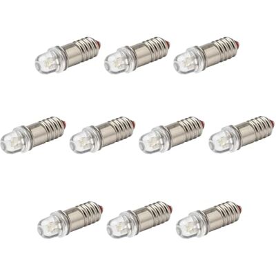 LED-Mafia 10 Stück E5.5 LED 6V passend für Minatur Adventstern Eisenbahn warmweiß weiß kaltweiß rot grün Birne Lampe (kaltweiß) LED-Mafia 10 Stück E5.5 LED 6V passend für Minatur Adventstern Eisenbahn warmweiß weiß kaltweiß rot grün Birne Lampe (kaltweiß)