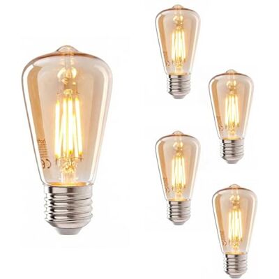 HOFSTEIN LED E27 5er Set 5 Watt 2200 Kelvin 400 Lumen HOFSTEIN LED E27 5er Set 5 Watt 2200 Kelvin 400 Lumen