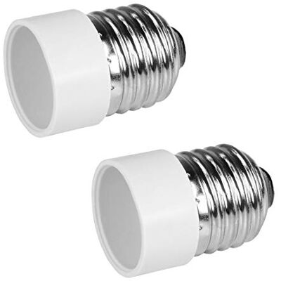 PerfectHD 2x Lampensockel Adapter E27 auf E14 Lampenfassung Konverter Fassung Sockel Stecker Glühbirne Lampe LED 2 Stück PerfectHD 2x Lampensockel Adapter E27 auf E14 Lampenfassung Konverter Fassung Sockel Stecker Glühbirne Lampe LED 2 Stück