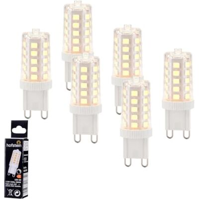 HOFSTEIN LED G9 6er Set 3,5 Watt 3000 Kelvin 330 Lumen HOFSTEIN LED G9 6er Set 3,5 Watt 3000 Kelvin 330 Lumen