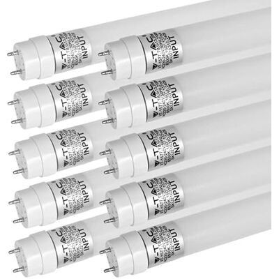 Zone SET LED Röhre 150cm, kaltweiß (6500 K), 2100 Lumen, T8, G13-20W (ersetzt 58W), inklusive Starter, LED-TUBE Leuchtstoffröhre Neonröhre Leuchte Röhrenlampe, 10-er Pack Zone SET LED Röhre 150cm, kaltweiß (6500 K), 2100 Lumen, T8, G13-20W (ersetzt 58W), inklusive Starter, LED-TUBE Leuchtstoffröhre Neonröhre Leuchte Röhrenlampe, 10-er Pack