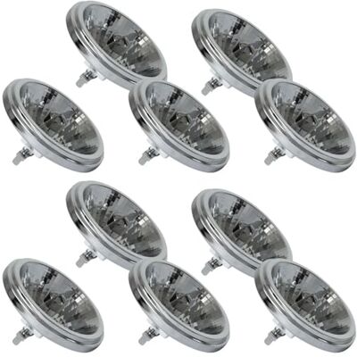 NCC-Licht 10 x Reflektor AR111 75W G53 12V warmweiß 2800K, dimmbar, Strahler mit 24° Abstrahlwinkel NCC-Licht 10 x Reflektor AR111 75W G53 12V warmweiß 2800K, dimmbar, Strahler mit 24° Abstrahlwinkel