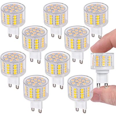 Maxkomfort 10x G9 LED Leuchtmittel kurz 5W 230V 2900K warmweiß Lampen Stecklampe Halogen Ersatz SMD 560 Lumen Maxkomfort 10x G9 LED Leuchtmittel kurz 5W 230V 2900K warmweiß Lampen Stecklampe Halogen Ersatz SMD 560 Lumen