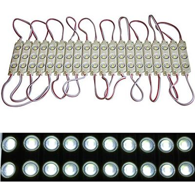 LED-Mafia 10x-100x LED Module +- Netzteil kaltweiß 12`000K 12V 3x 5730 SMD Werbung (10x ohne Netzteil) LED-Mafia 10x-100x LED Module +- Netzteil kaltweiß 12`000K 12V 3x 5730 SMD Werbung (10x ohne Netzteil)