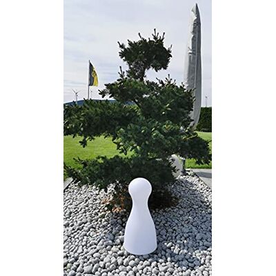 Trango 7235L IP65 LED Leucht-Figur inkl. 1x warmweiß E27 LED Leuchtmittel Spielfigur Gartenlampe *HALMA* 62cm Hoch in weiß inkl. ca. 5 Meter Zuleitungskabel Außenlampe, Gartenstrahler, Leucht-Kegel Trango 7235L IP65 LED Leucht-Figur inkl. 1x warmweiß E27 LED Leuchtmittel Spielfigur Gartenlampe *HALMA* 62cm Hoch in weiß inkl. ca. 5 Meter Zuleitungskabel Außenlampe, Gartenstrahler, Leucht-Kegel