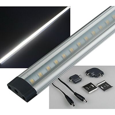 ChiliTec LED Unterbauleuchte 50cm 4000K Tageslicht Weiß Küchenleuchte Lichtleiste, 5 Watt 554Lm, 12V Dimmbar, Zum Verbinden Verlängerbar, Extra Flach ChiliTec LED Unterbauleuchte 50cm 4000K Tageslicht Weiß Küchenleuchte Lichtleiste, 5 Watt 554Lm, 12V Dimmbar, Zum Verbinden Verlängerbar, Extra Flach