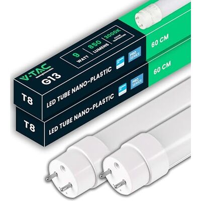 V-TAC LED Röhre Ersatz T8 G13-7.5W 850 Lumen Samsung Chip für Decke Wand Garage Zelt Warmweiß 3000K 2 Stück V-TAC LED Röhre Ersatz T8 G13-7.5W 850 Lumen Samsung Chip für Decke Wand Garage Zelt Warmweiß 3000K 2 Stück