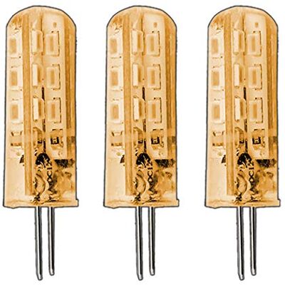 Packard Bell 3x G4 1,5 Watt LED Lampe gelb/gelbes Licht 12V DC dimmbar Leuchtmittel Lampe Packard Bell 3x G4 1,5 Watt LED Lampe gelb/gelbes Licht 12V DC dimmbar Leuchtmittel Lampe