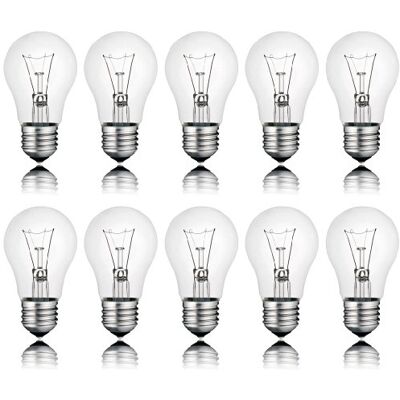 NCC-Licht 10 x Glühbirne 60W E27 klar Glühlampe 60 Watt Glühbirnen Glühlampen NCC-Licht 10 x Glühbirne 60W E27 klar Glühlampe 60 Watt Glühbirnen Glühlampen