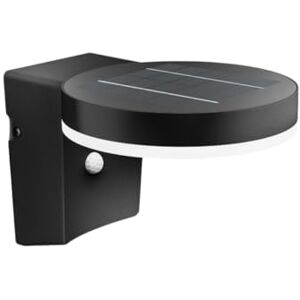 Philips Outdoor Ultra-Efficient Solar Zonal Wandleuchte 1.3W, Tageslicht- und Bewegungssensor, rund, 3000 Kelvin, energiesparend, schwarz Philips Outdoor Ultra-Efficient Solar Zonal Wandleuchte 1.3W, Tageslicht- und Bewegungssensor, rund, 3000 Kelvin, energiesparend, schwarz