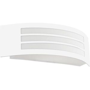 EGLO Wandlampe außen Leiros, Außenbeleuchtung Hauswand, rechteckige Wand Außenleuchte, Außenwandleuchte aus Metall in Weiß, Außenlampe mit E27 Fassung, IP44 EGLO Wandlampe außen Leiros, Außenbeleuchtung Hauswand, rechteckige Wand Außenleuchte, Außenwandleuchte aus Metall in Weiß, Außenlampe mit E27 Fassung, IP44
