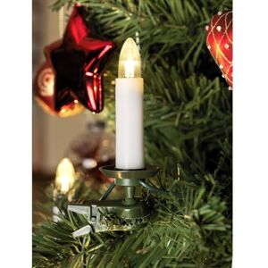 Konstsmide LED Baumkette, Topbirnen, teilbarer Stecker, 16 warm weiße Dioden, 230V, Innen, grünes Kabel 2010-020 Konstsmide LED Baumkette, Topbirnen, teilbarer Stecker, 16 warm weiße Dioden, 230V, Innen, grünes Kabel 2010-020