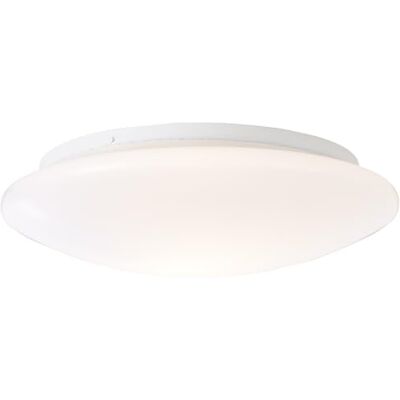 Lightbox Außen Wand- & Deckenlampe 8 cm Höhe Ø 28 cm weiße Outdoor Außenleuchte, Ø 28 cm, E27, IP44, Metall/Kunststoff, weiß Lightbox Außen Wand- & Deckenlampe 8 cm Höhe Ø 28 cm weiße Outdoor Außenleuchte, Ø 28 cm, E27, IP44, Metall/Kunststoff, weiß