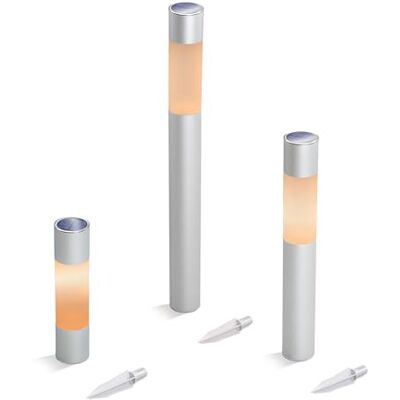 Esotec Solar Wegeleuchten Gartenleuchten Pole Light 3erSet bernstein 103306 Solar Wegeleuchten 3er Set, Aluminium, LED bernstein 1800K, 10lm je Leuchte, bis 8Std, NiMH Akku wechselbar, H30/50/70cm Esotec Solar Wegeleuchten Gartenleuchten Pole Light 3erSet bernstein 103306 Solar Wegeleuchten 3er Set, Aluminium, LED bernstein 1800K, 10lm je Leuchte, bis 8Std, NiMH Akku wechselbar, H30/50/70cm
