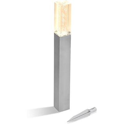 Esotec Solar Wegeleuchte Standleuchte Bubble Tower 63 LED Acrylblock 102556 Solar Wegeleuchte 63cm, Acrylblock mit Luftblaseneffekt, warmweiß 3000K, Edelstahl, Leuchtdauer bis 8 Std, Akku wechselbar Esotec Solar Wegeleuchte Standleuchte Bubble Tower 63 LED Acrylblock 102556 Solar Wegeleuchte 63cm, Acrylblock mit Luftblaseneffekt, warmweiß 3000K, Edelstahl, Leuchtdauer bis 8 Std, Akku wechselbar