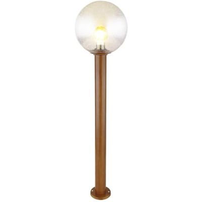 Globo - Terra - Braun - Holz - Outdoor floor lamp Globo - Terra - Braun - Holz - Outdoor floor lamp