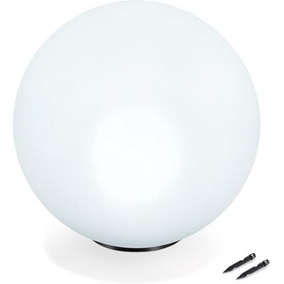 Esotec Solarkugel Solar Leuchtkugel Gartenkugel BASIC 50 Farbwechsel 102612 Solar Dekokugel, Ø50 cm, 7 Lichtfarben, Farbwechsel, bis 8 Std., Akku wechselbar, Polykristallin, Erdspieße, Material PMMA Esotec Solarkugel Solar Leuchtkugel Gartenkugel BASIC 50 Farbwechsel 102612 Solar Dekokugel, Ø50 cm, 7 Lichtfarben, Farbwechsel, bis 8 Std., Akku wechselbar, Polykristallin, Erdspieße, Material PMMA