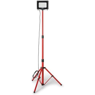 Velamp WAINGRO + TRIPOD: 50W IP65 SMD LED Strahler, schwarz 4000K mit Stativ und 3m Kabel Velamp WAINGRO + TRIPOD: 50W IP65 SMD LED Strahler, schwarz 4000K mit Stativ und 3m Kabel