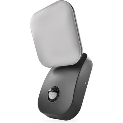 Emos Außen LED-Wandleuchte NIKA mit Bewegungsmelder für Haus und Garten wasserdichte 12,8W-Gartenbeleuchtung mit Sensor, Helligkeit 900lm, Warmweißes Licht Gehäuse aus Aluminium zur Wandmontage Emos Außen LED-Wandleuchte NIKA mit Bewegungsmelder für Haus und Garten wasserdichte 12,8W-Gartenbeleuchtung mit Sensor, Helligkeit 900lm, Warmweißes Licht Gehäuse aus Aluminium zur Wandmontage